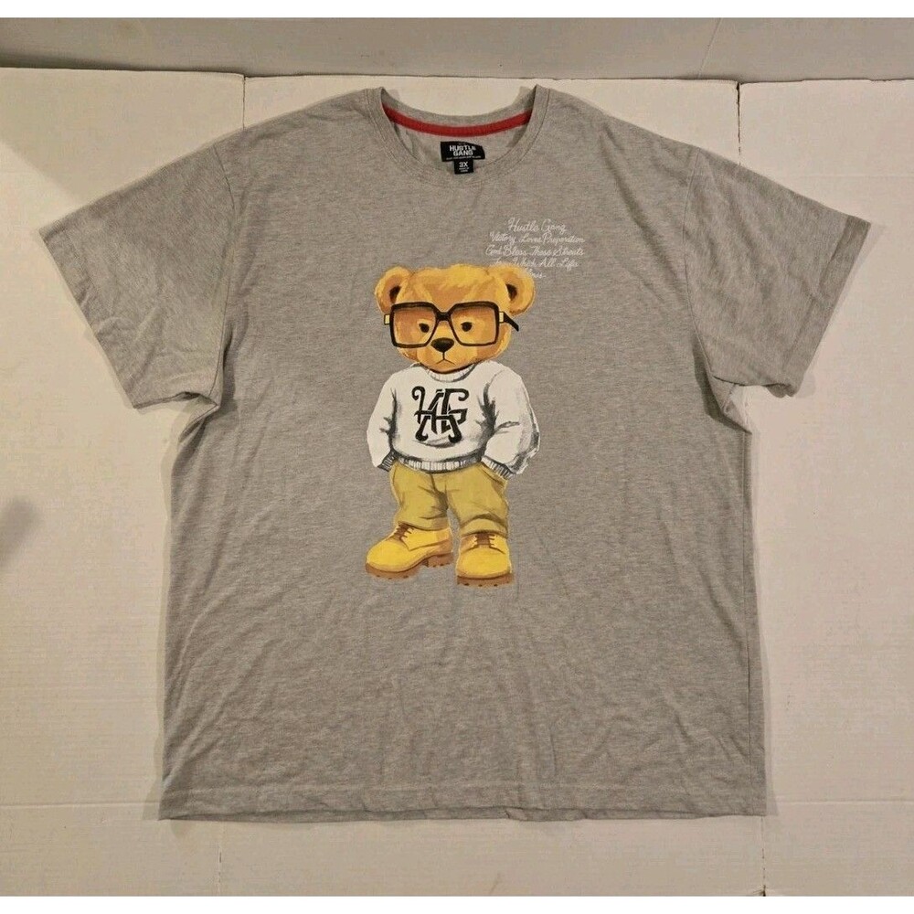 Hustle Gang Preppy Bear Size 3XL T-Shirt